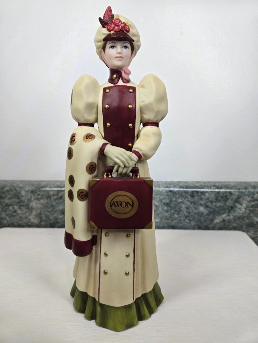 2006 Avon Mrs. P.F.E. Albee Avon Representative Victorian Porcelain Figurine